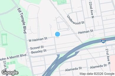 Map image of the property - 2523 W Heiman St