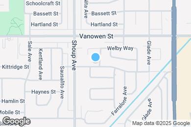 Map image of the property - 22315 Kittridge St