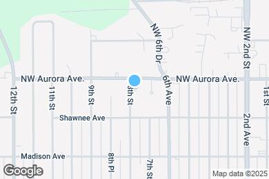 Map image of the property - 4135 8th St