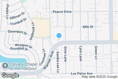 Map image of the property - 4581 Warner Ave