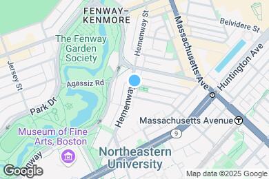 Map image of the property - 116 Hemenway St