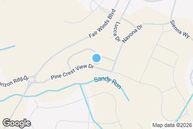 Map image of the property - 170 Pine Crest View Dr