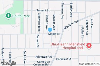 Map image of the property - 556 1/2 Maple St
