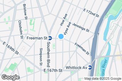 Map image of the property - 954 Freeman St