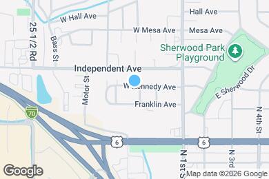 Map image of the property - 335 W Kennedy Ave