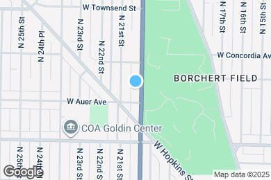 Map image of the property - 3221 N 20th St