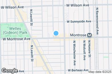 Map image of the property - 2032 W Montrose Ave