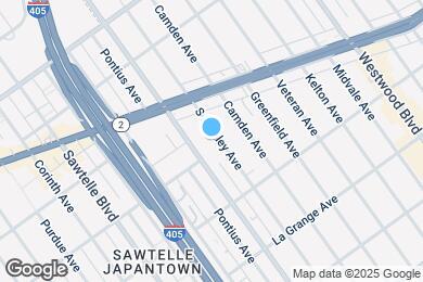 Map image of the property - 1751 S Bentley Ave