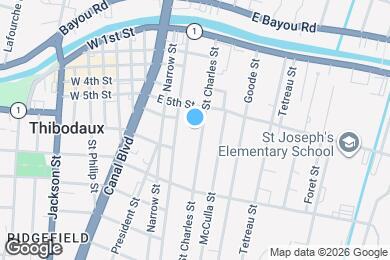 Map image of the property - 522 St Charles St