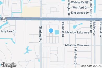 Map image of the property - 2505 E Bay Dr