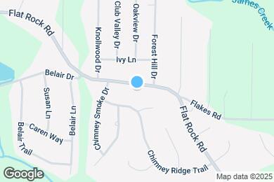 Map image of the property - 1541 Flat Rock Rd