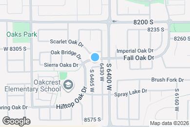 Map image of the property - 6456 W 8375 S