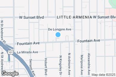 Map image of the property - 1310 N Kingsley Dr