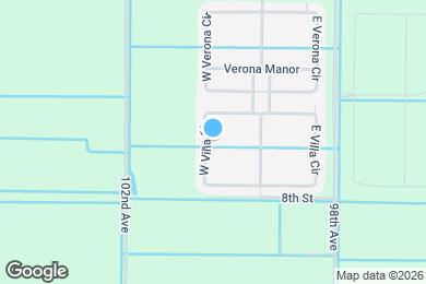 Map image of the property - 10092 W Villa Cir