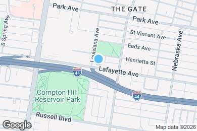 Map image of the property - 3245 Lafayette Ave