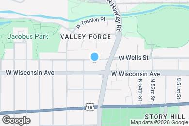 Map image of the property - 5805 W Wells St