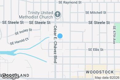 Map image of the property - 3925 SE Harold St