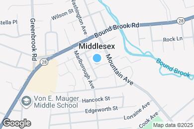 Map image of the property - Middlesex Village Townhomes