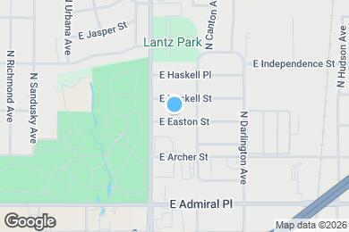 Map image of the property - 4923 E Easton St