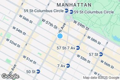 Map image of the property - 244 W 56th St