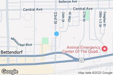 Map image of the property - 601 23rd St
