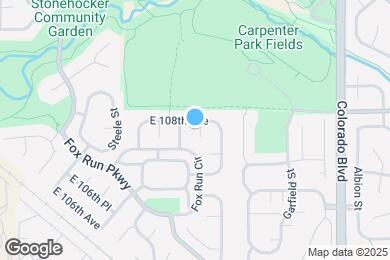 Map image of the property - 10761 Cook Ct