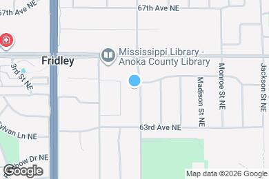 Map image of the property - 6380 7th St NE