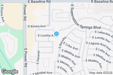 Map image of the property - 6951 E Lomita Ave