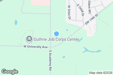Map image of the property - Cottage Park Guthrie 62+ Senior Community