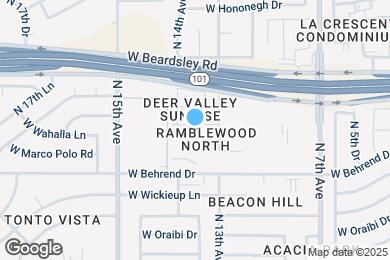 Map image of the property - 1335 W Wahalla Ln
