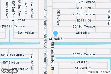 Map image of the property - 119 SE 20th St