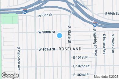 Map image of the property - 10024 S Lafayette Ave
