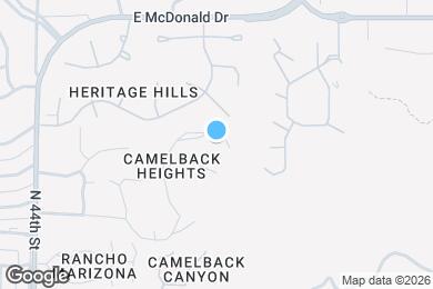 Map image of the property - 5655 Camelback Canyon Dr