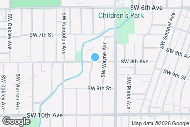 Map image of the property - 800 SW High Ave