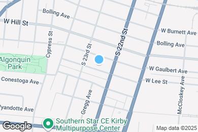 Map image of the property - 2123 W Lee St