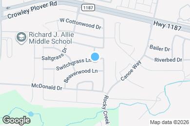 Map image of the property - 1113 Switchgrass Ln