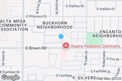 Map image of the property - 6228 E Greenway St