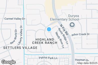 Map image of the property - 6823 Highwind Bend Ln