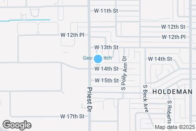 Map image of the property - 1368 W 14th St
