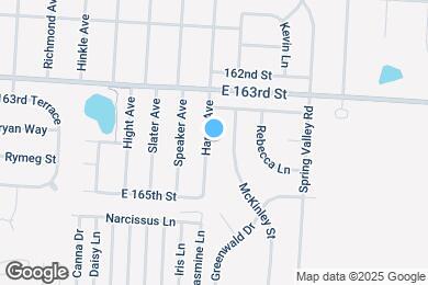 Map image of the property - 16313 Harris Ave