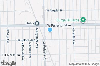 Map image of the property - 2326 N Harding Ave