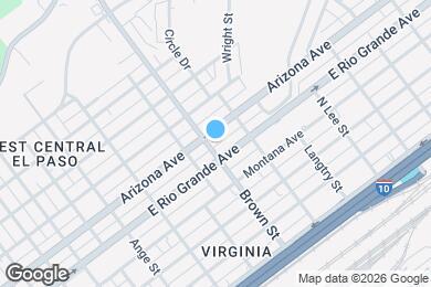 Map image of the property - 1014 Brown St