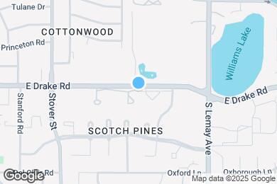 Map image of the property - 809 E Drake Rd
