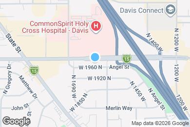 Map image of the property - 1606 W 1960 N