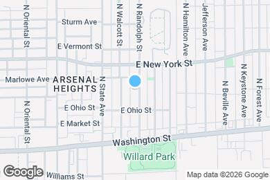 Map image of the property - 232 N Randolph St