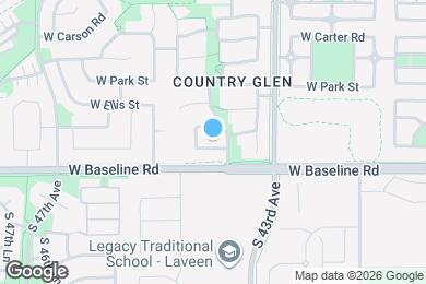 Map image of the property - 4410 W Donner Dr