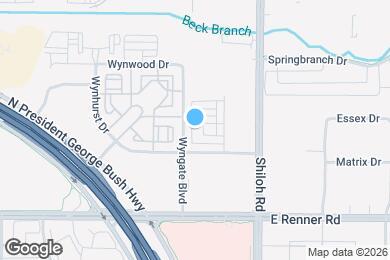Map image of the property - 332 Blackthorne Dr
