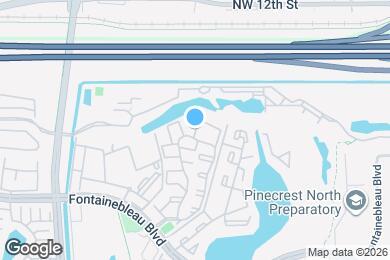 Map image of the property - 9421 Fontainebleau Blvd