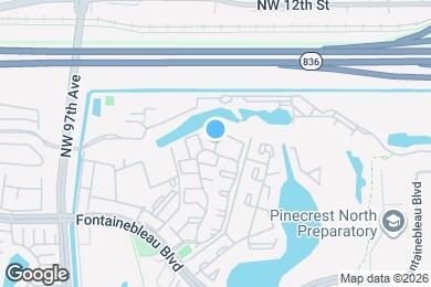 Map image of the property - 9429 Fontainebleau Blvd