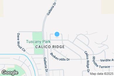 Map image of the property - 1169 Calico Ridge Dr